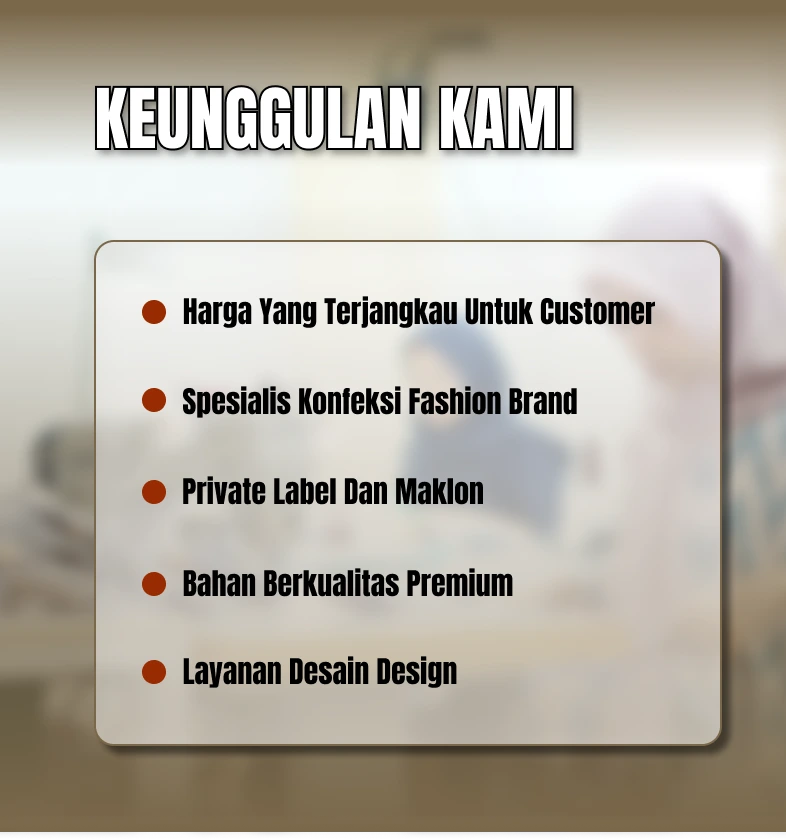 keunggulan ezza konfeksi